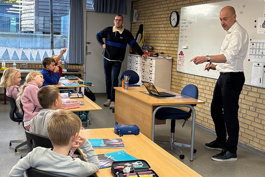 Undervisningministeren på skoleturné – første stop var Lille Næstved Skole